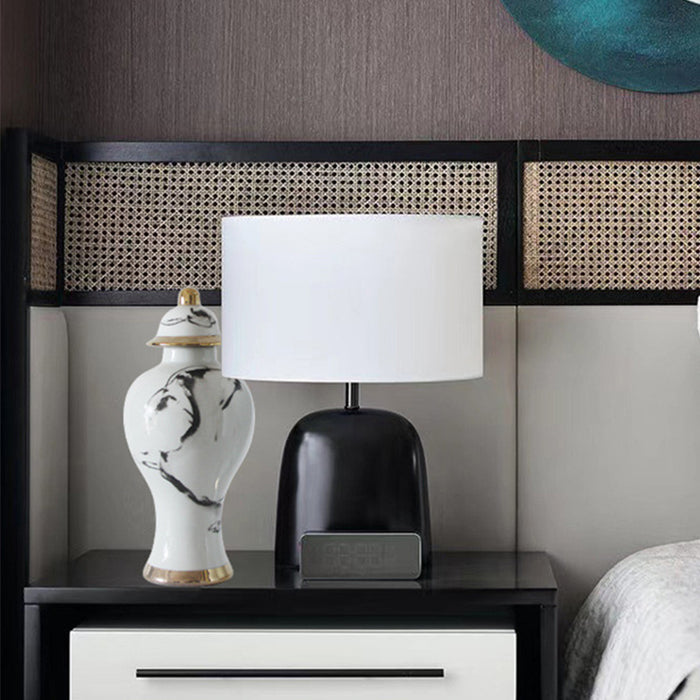 White Modern Japanese Style Floor Vase