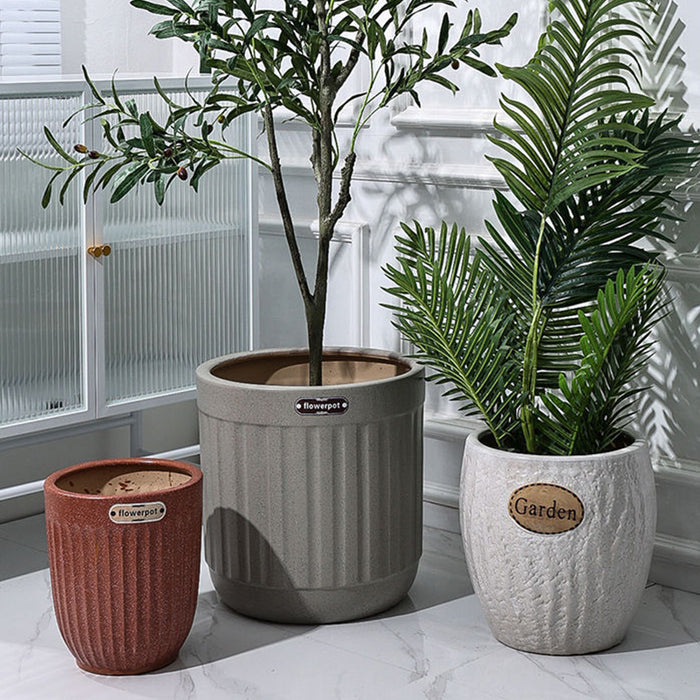 Large Light White Modern Ins Style Flower Pot