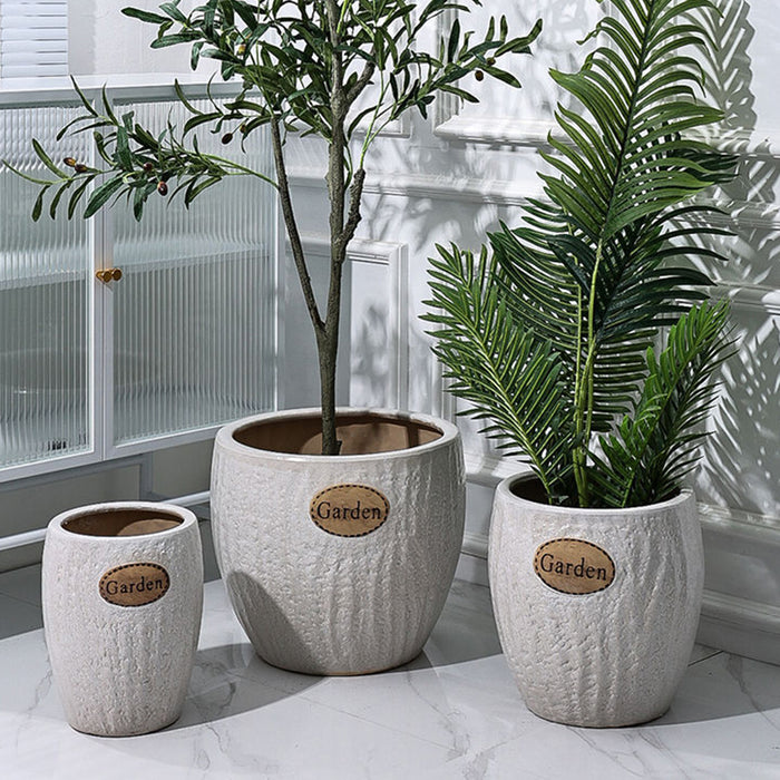 Large Light White Modern Ins Style Flower Pot