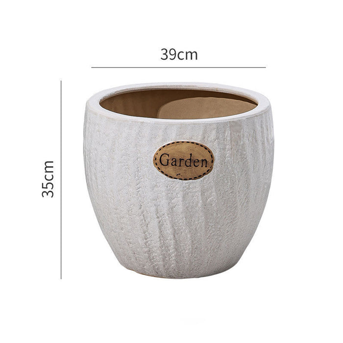 Large Light White Modern Ins Style Flower Pot