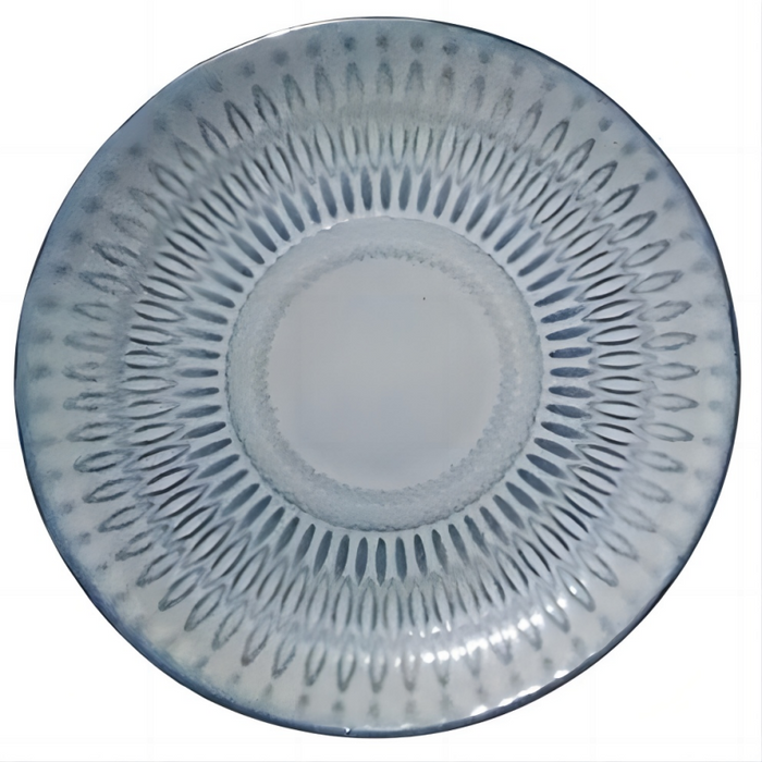 European Ceramic Disc Blue Dinnerware Set