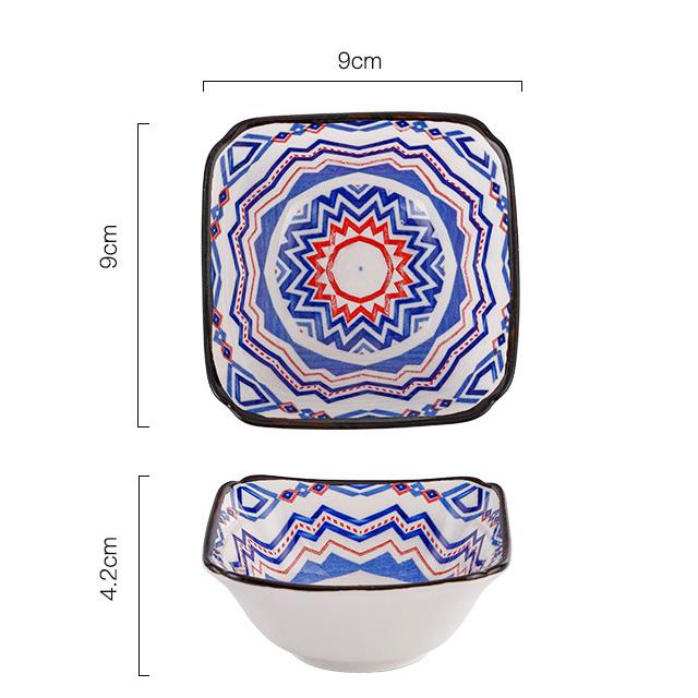 Bohemia Multi Color Sauce Dish