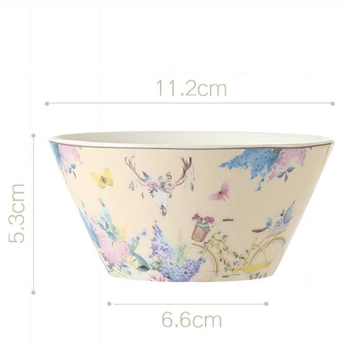 Christmas Deer Ceramic Bowl
