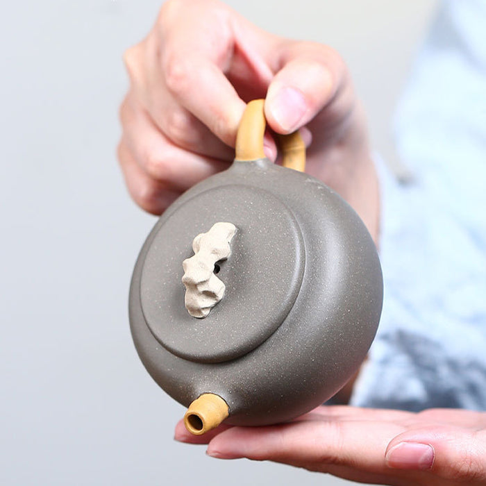 Yixing Handmade Taihu Stone Zisha Teapot