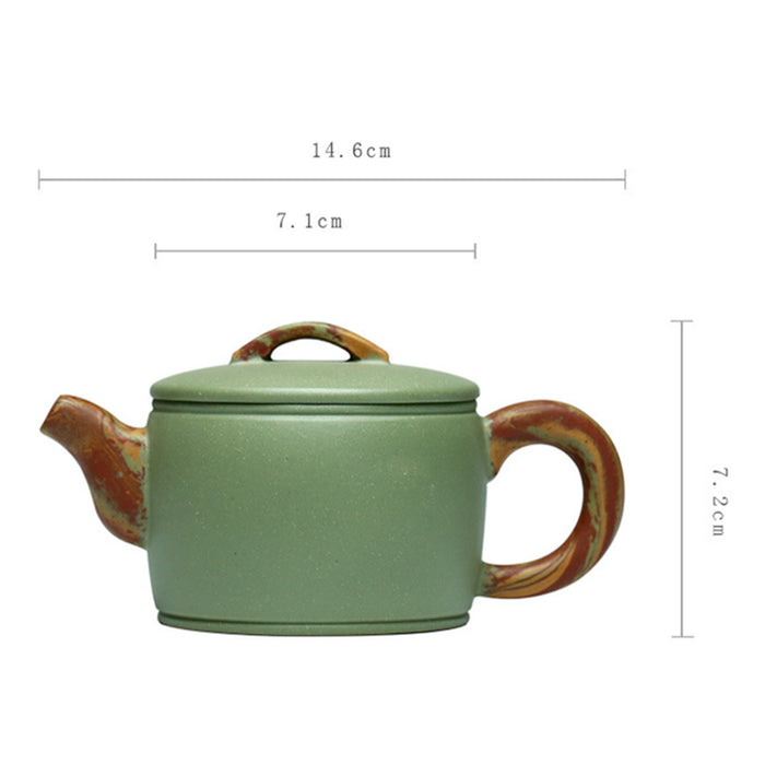 Yixing Handmade Bean Green Teapot