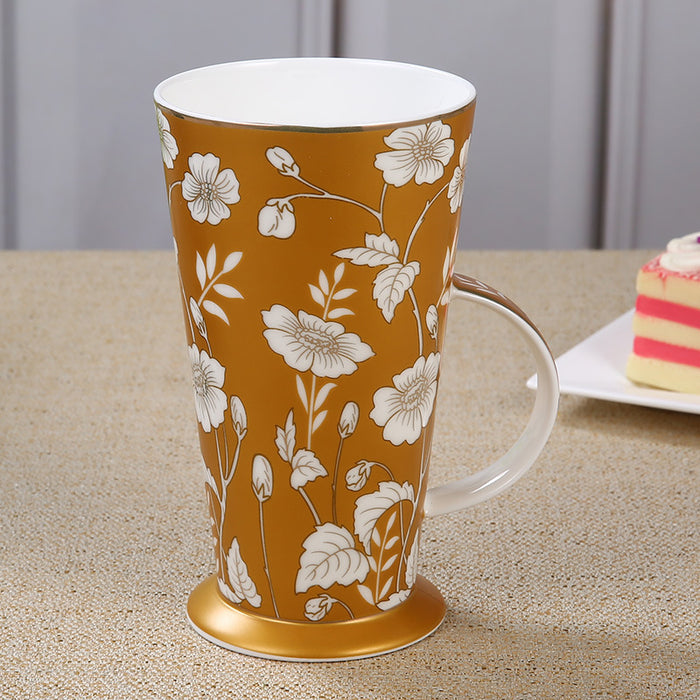 Large Capacity Morning Glory Mug