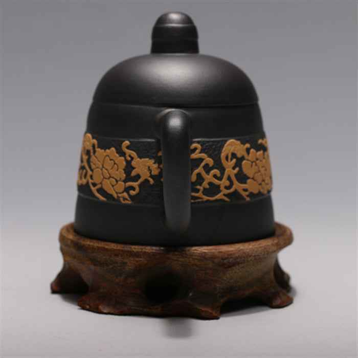 Black Clay Golden Bell Tea Pot