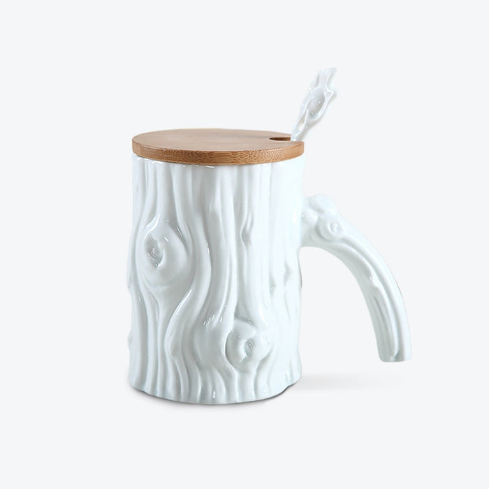 Creative Modern style White Tree Mug
