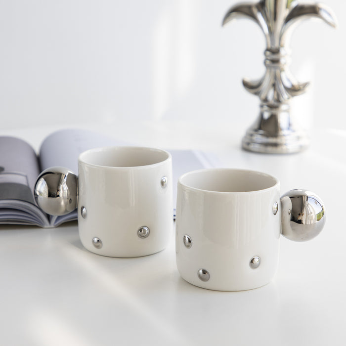 Electroplated Thumbtack Ceramic Cup