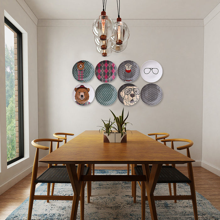 Cartoon Dog Decorative Wall Plate