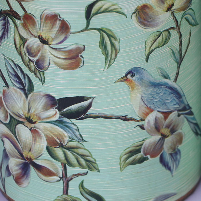 Hand-Painted Bird Traditional Porcelain Jar