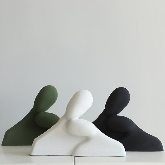 Creative Abstract Characters Couple Ornament