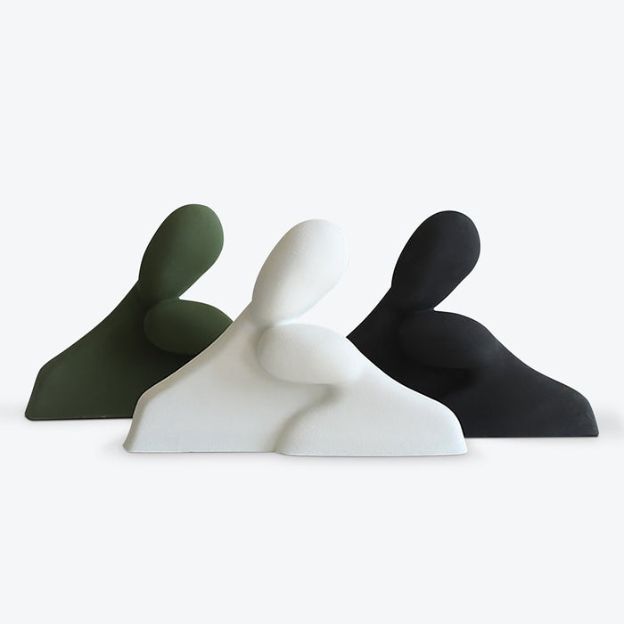 Creative Abstract Characters Couple Ornament
