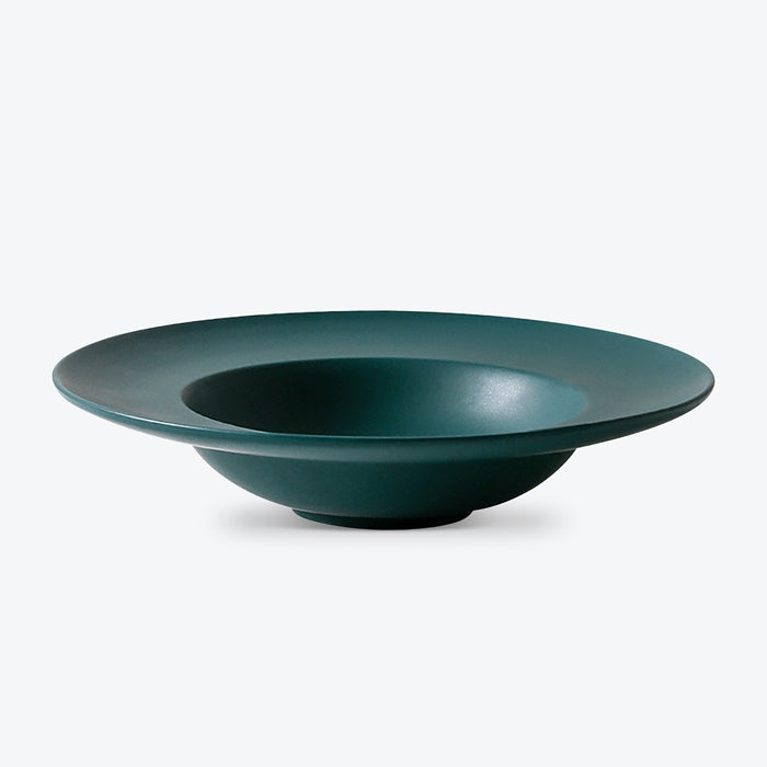 Green Nordic Ceramic Western Straw Hat Plate