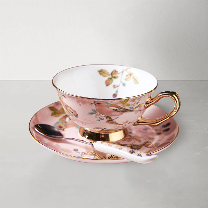 Euro Style Bone China Cup& Saucer Set