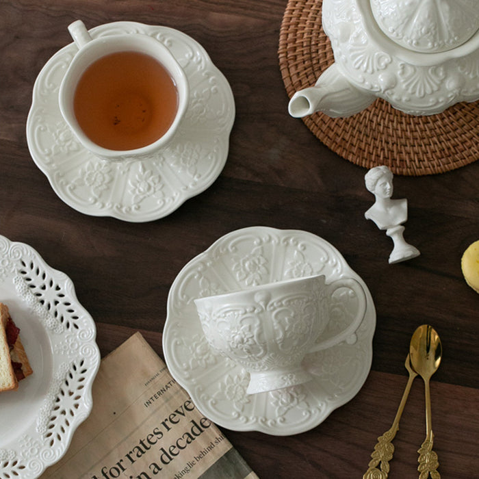 Iris Palace Sculpture Tea Set