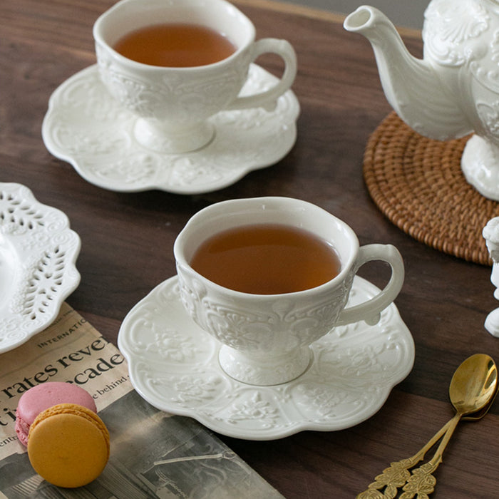 Iris Palace Sculpture Tea Set