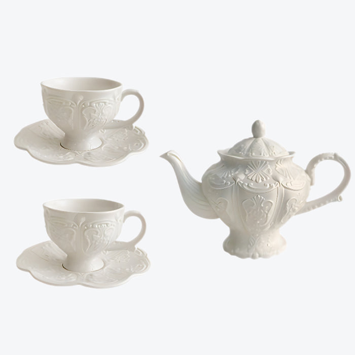 Iris Palace Sculpture Tea Set