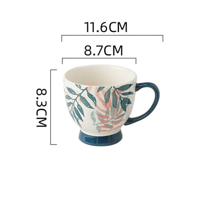 Flower Pattern Painted Tea Set