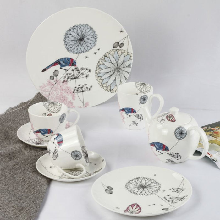 Japanese Bird Bone China Tea Set