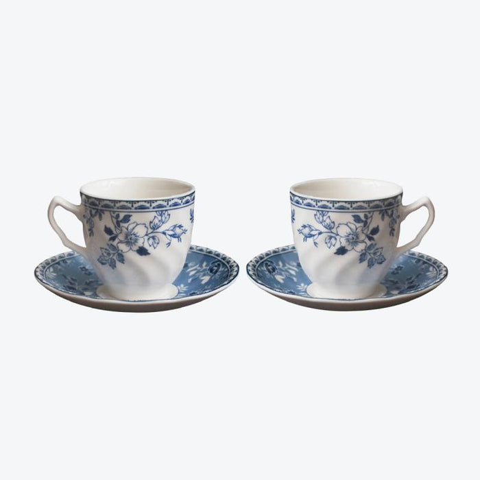 British Blue Floral Tea Set