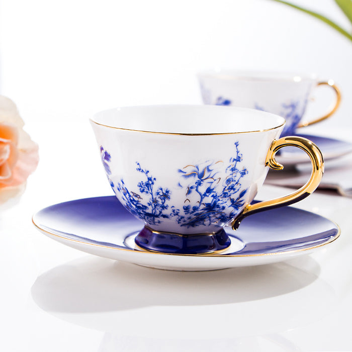 Golden Edged Bone China Tea Set