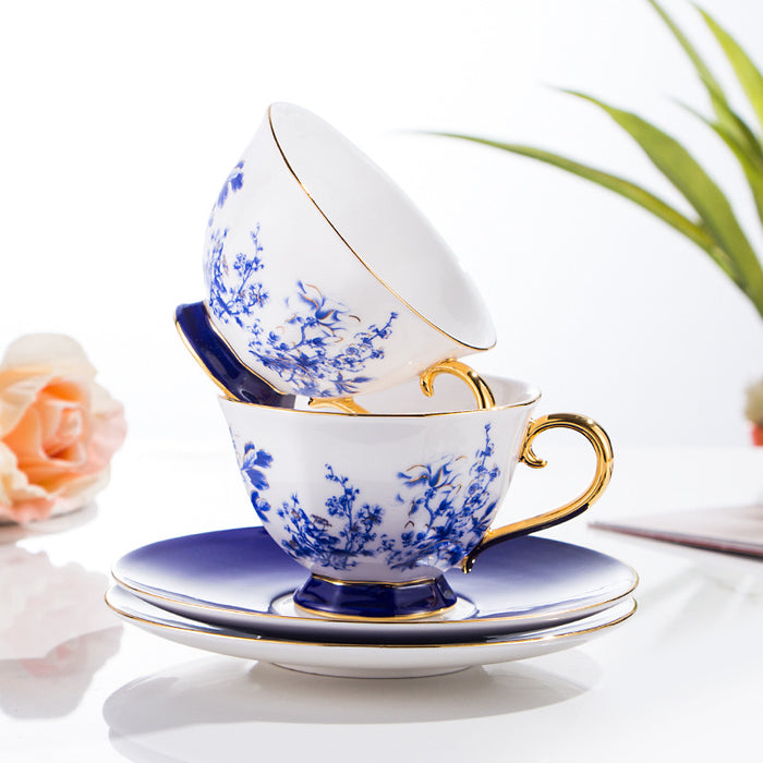 Golden Edged Bone China Tea Set
