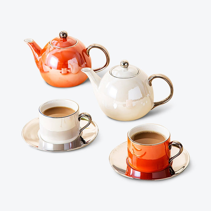 Modern Spectrum Tea Set