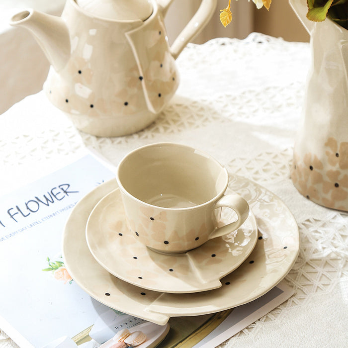 Polka Dot Irregular Tea Set
