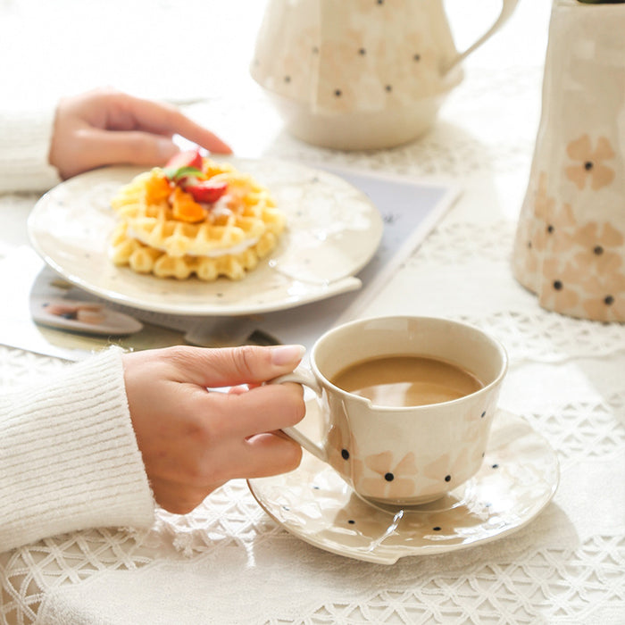Polka Dot Irregular Tea Set