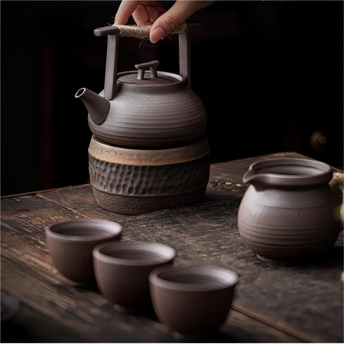 Japanese Style Retro Ceramic Teapot
