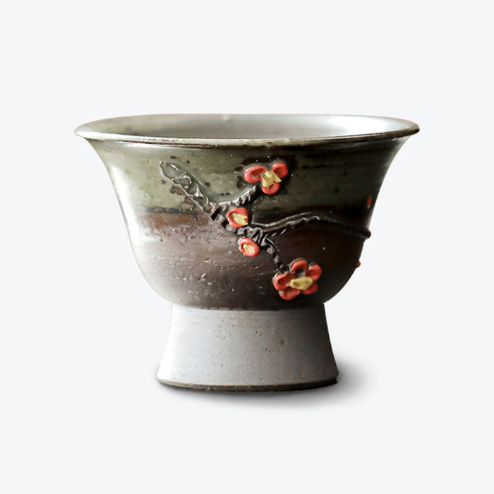 Japanese Style Firewood Handmade Cup