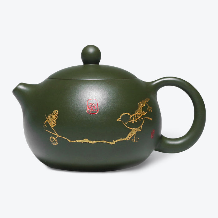 Yixing Green Clay Xishi Teapot