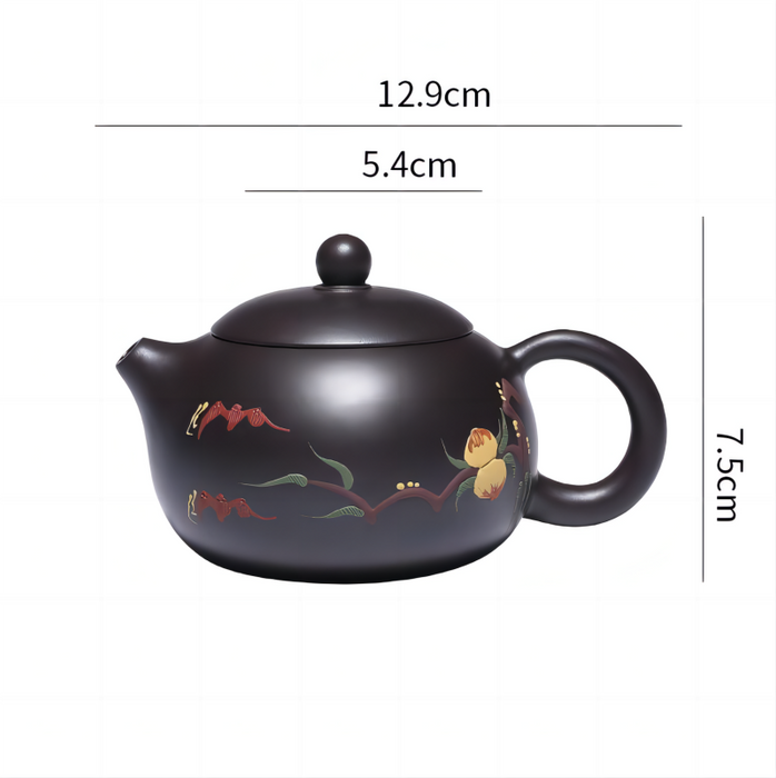 Yixing Black Clay Xishi Teapot