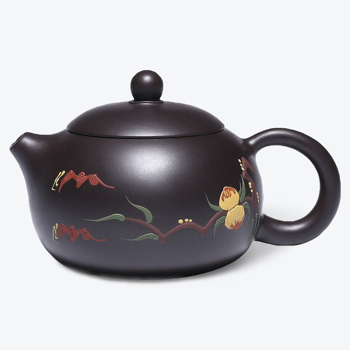 Yixing Black Clay Xishi Teapot