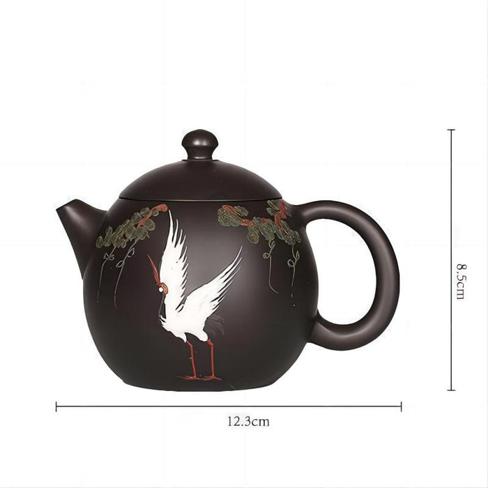 Yixing Dragon Egg Shape Zisha Teapot
