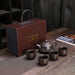 Yixing Carved Zisha Tea Set-2