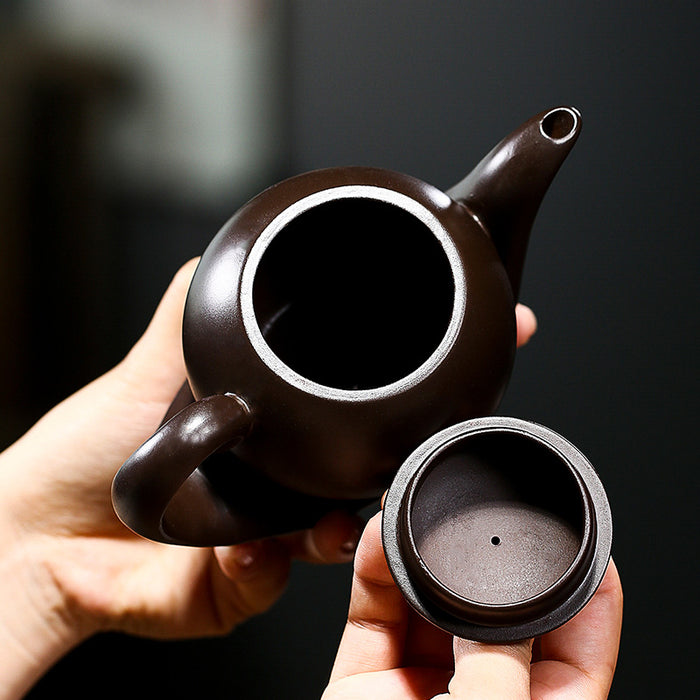 Yixing Ship Shape Zisha Teapot