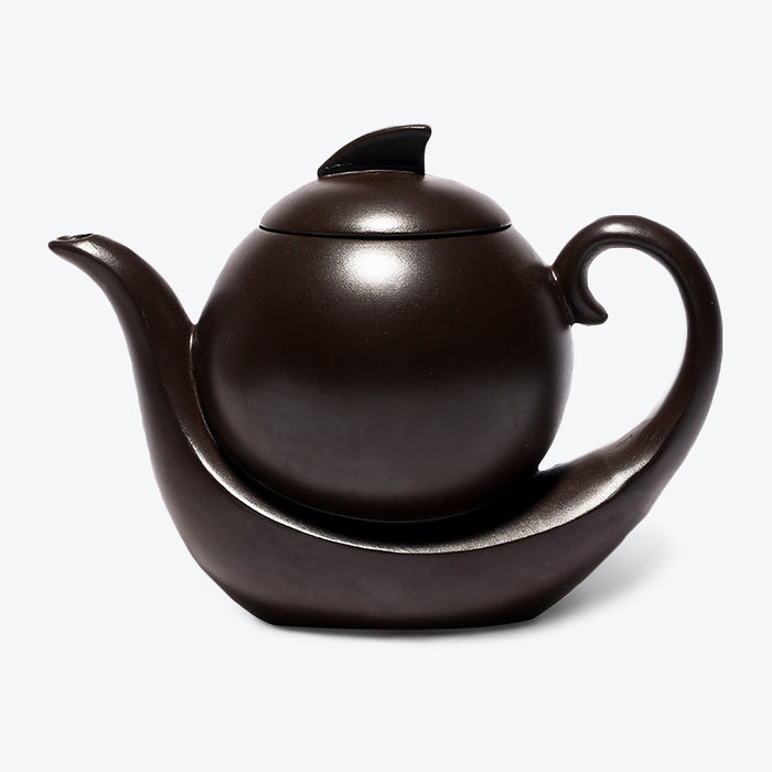 Yixing Ship Shape Zisha Teapot