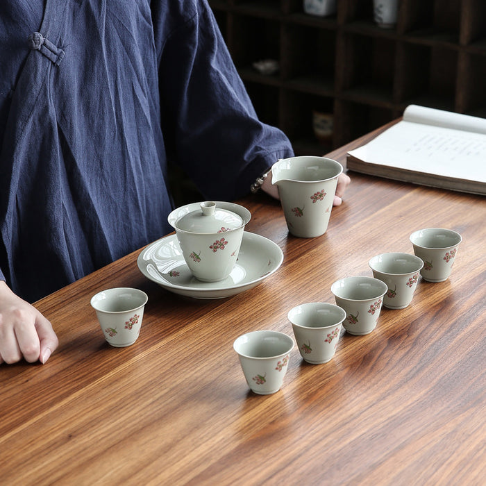 Chinese Ceramic Kung Fu Tea Set