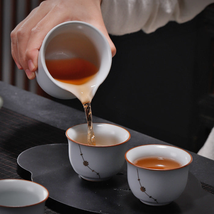 White Porcelain Kung Fu Tea Set
