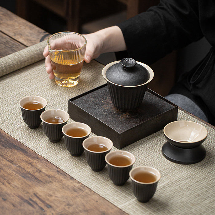 Chinese Ceramic Kung Fu Tea Set