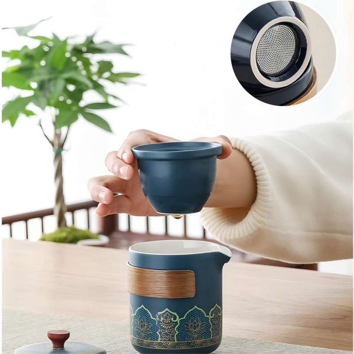 Japanese Ceramic Travel Kung Fu Tea Set