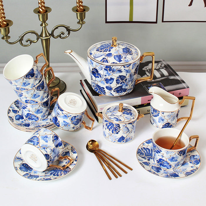 Leaf Modern Bone China Coffee & Tea Set