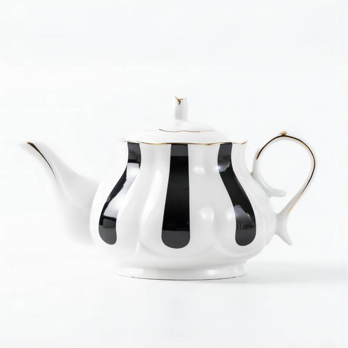 Polka Dots And Stripes Modern Coffee Set