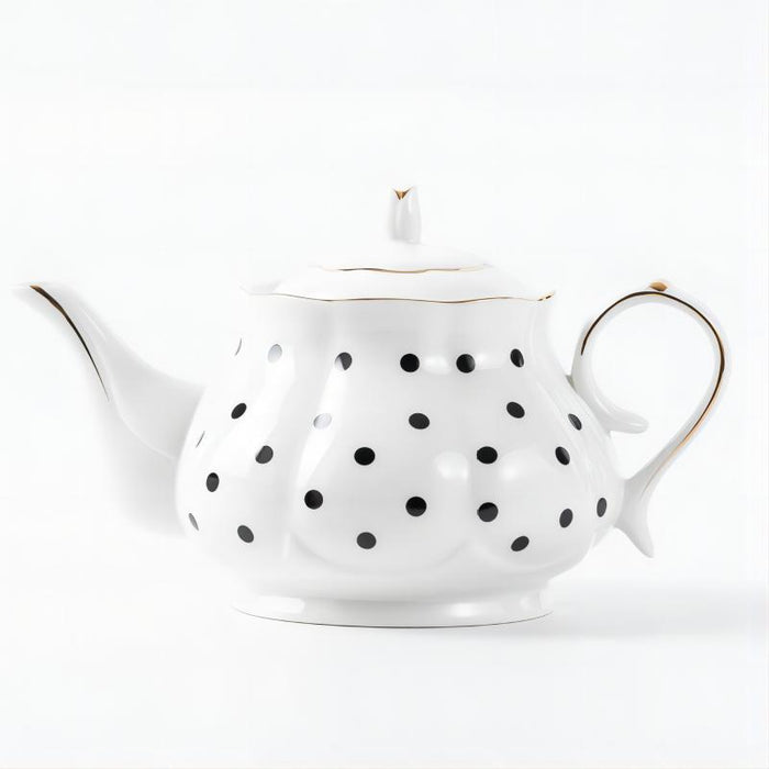Polka Dots And Stripes Modern Coffee Set