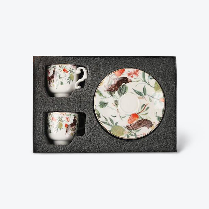 European Wild Life Espresso Jungle Tea Set