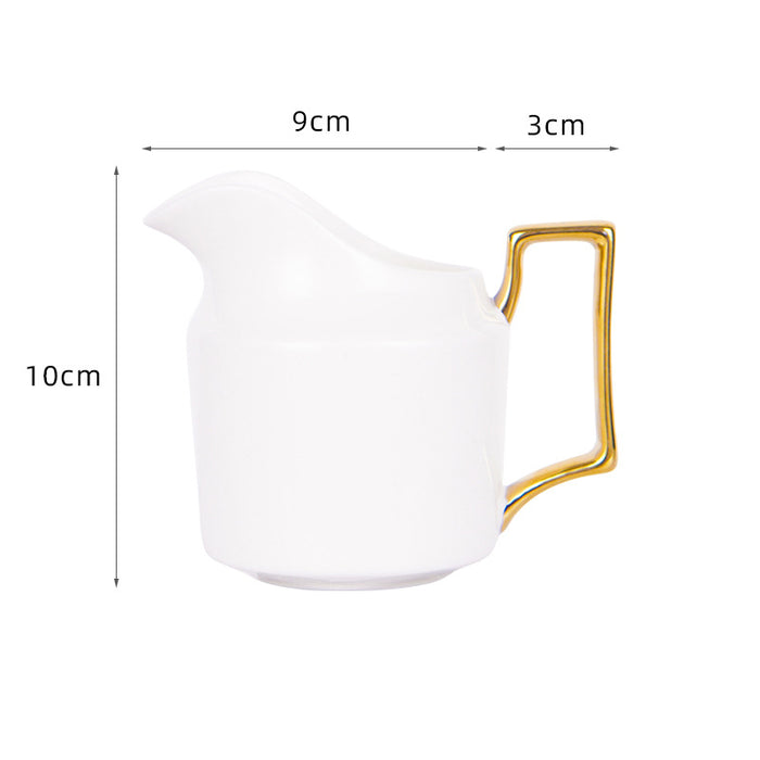 European Golden Trim Luxurious Coffe & Tea Set