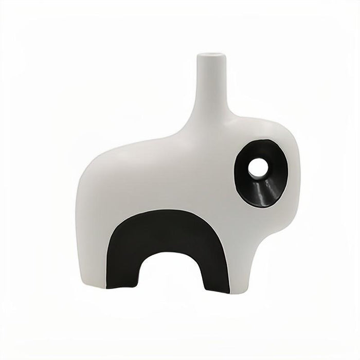 Modern Creative Black And White Ceramic Vase