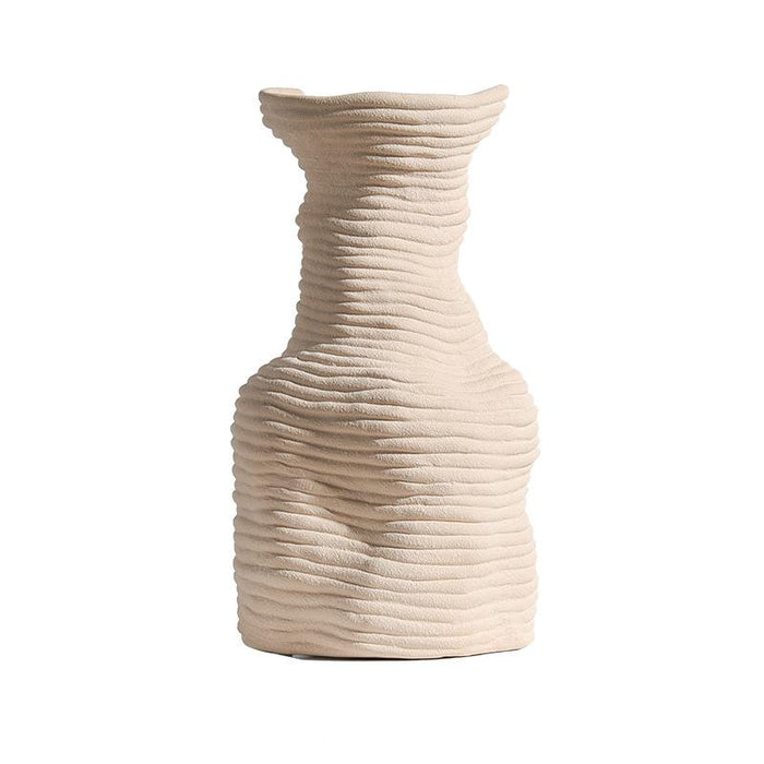 Modern Cream Ceramic Vase